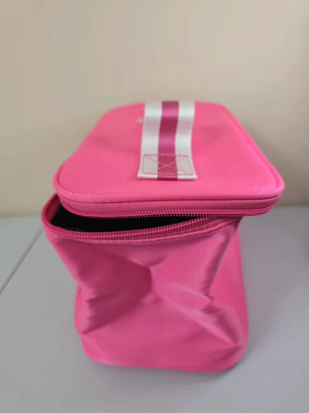 Hot Pink Women's Travel Cosmetic Bag - Stylish Carry Case